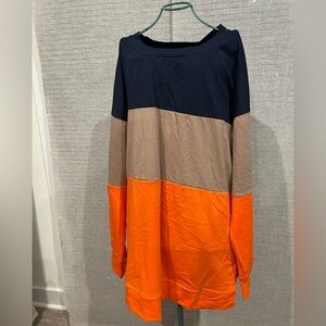 Women’s (1X) Stripped Sweatshirt/ Top
